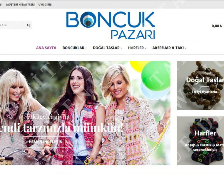 web dizayn boncuk pazarı